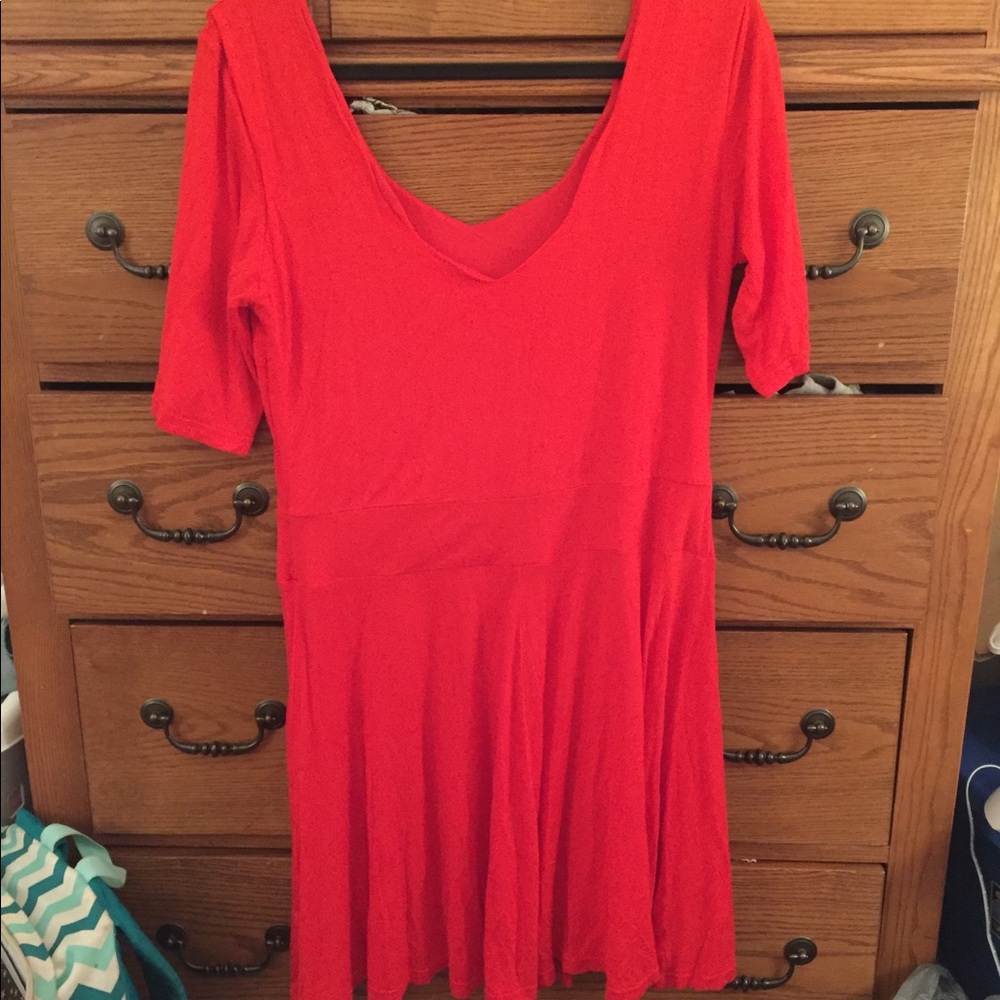 Red dress